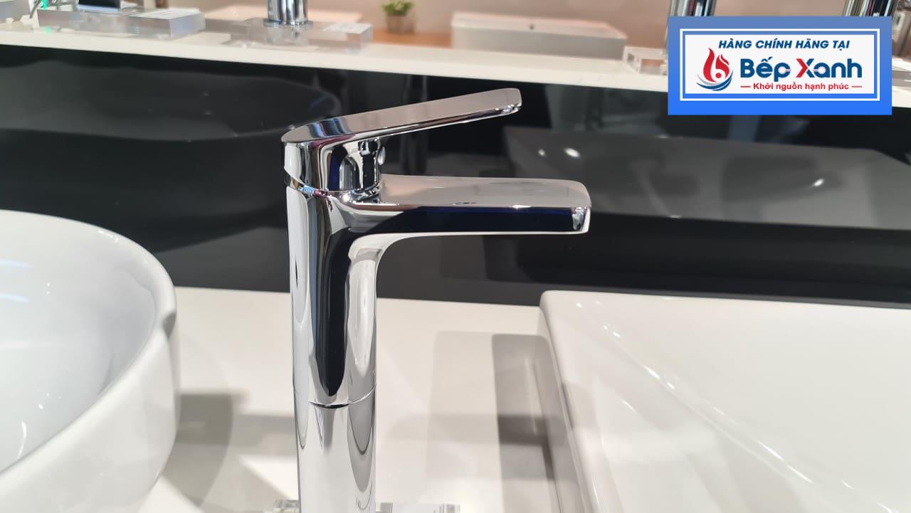 Chất liệu vòi lavabo TTLR302FV-1 là đồng mạ Ni-Cr