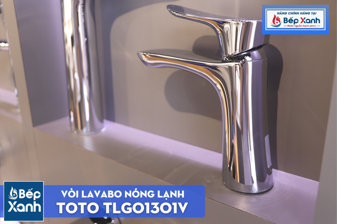 Vòi TLG01301V hoàn thiện từ đồng thau mạ Ni-Cr