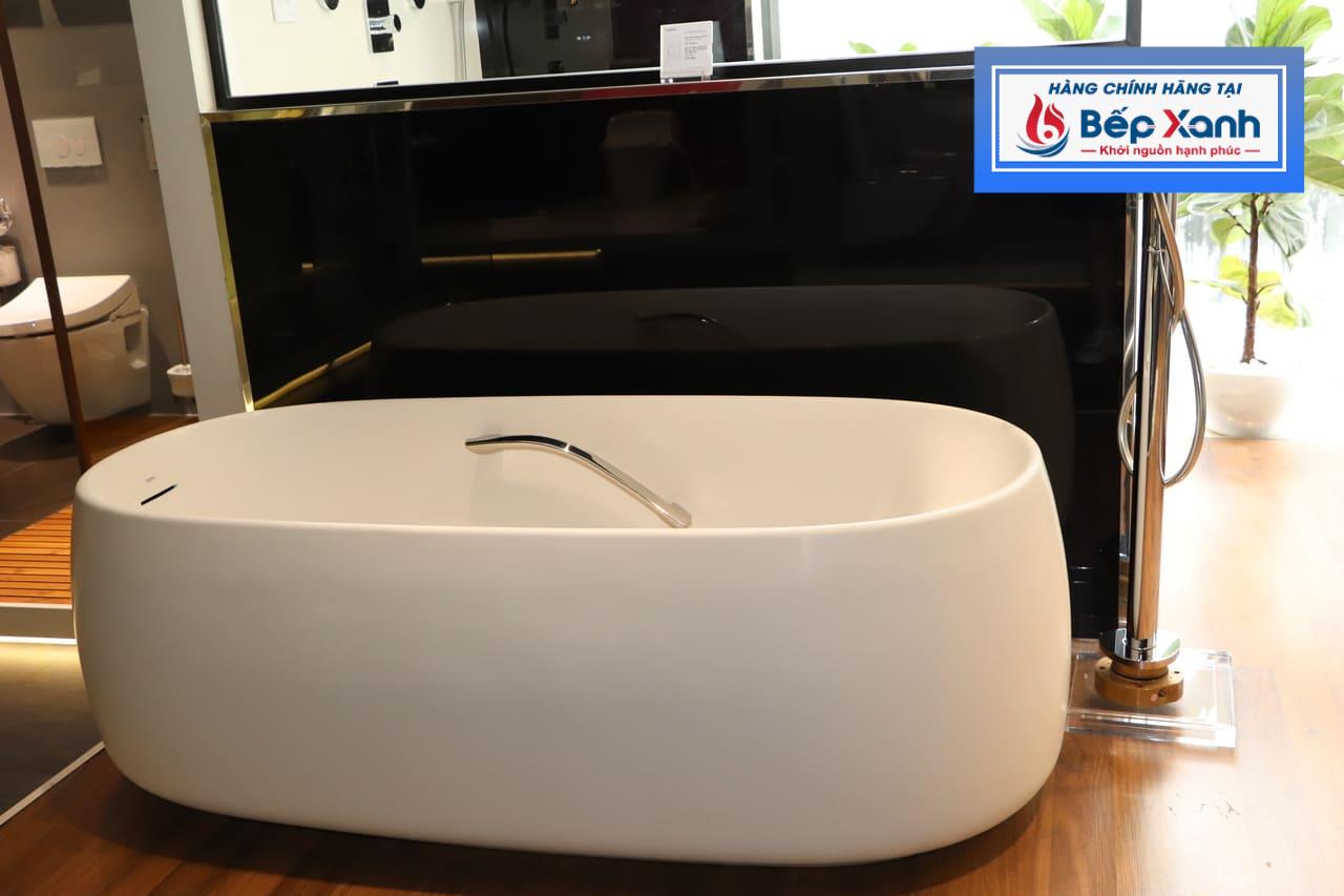Bồn tắm PJY1744HPWEN#MW/TVBF412 có chất liệu đá GALALATO