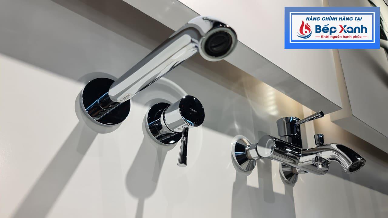 Vòi được cố định chắc chắn