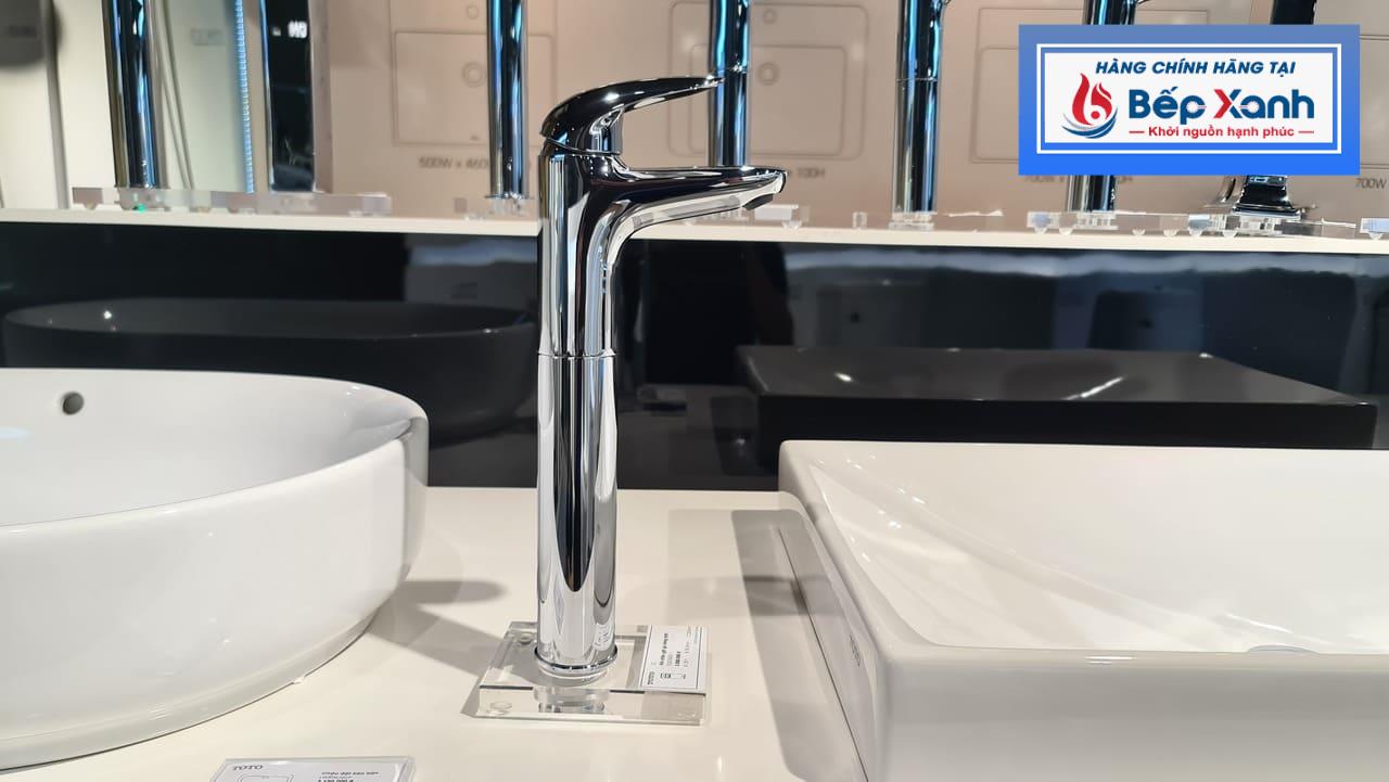 Kiểu dáng vòi hiện đại, phù hợp nhiều không gian