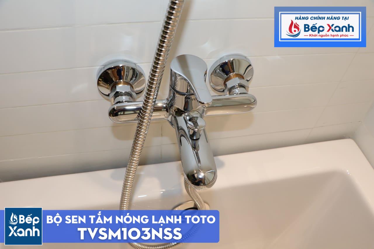 Củ sen lắp đặt tốt với 2 đường nước