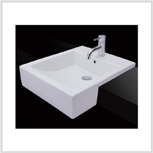 Chậu Rửa Bán Âm Bàn ToTo LW642CJW/F#W